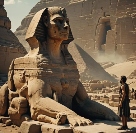 Oedipe meeting the Sphinx