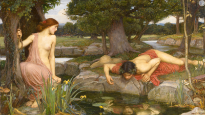 Écho et Narcisse de John William Waterhouse, 1903, Walker Art Gallery, Liverpool.