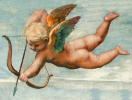 Cupidon tirant une flèche